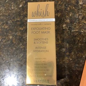 New Whish exfoliating foot mask
